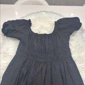 H&M Black Puff Sleeve Dress Size Medium